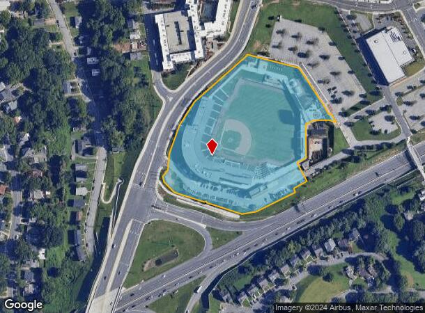  951 Ballpark Way, Winston Salem, NC Parcel Map