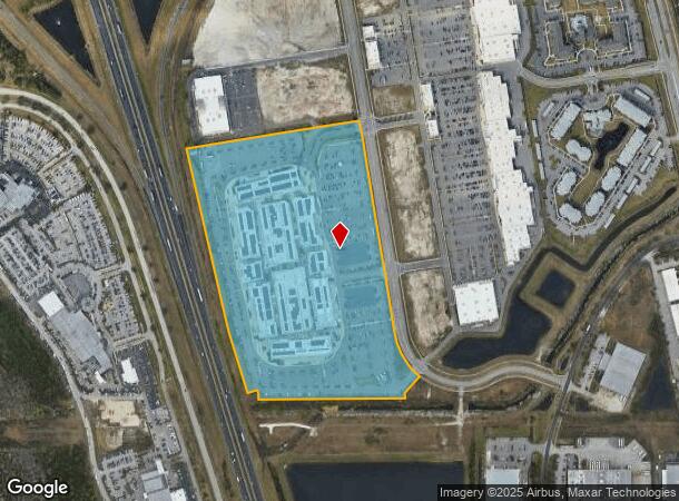  1100 Cornerstone Blvd, Daytona Beach, FL Parcel Map