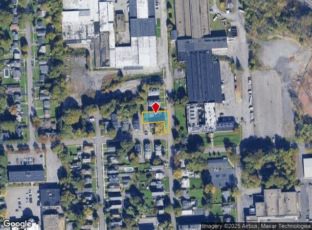 1033 Tyson Pl, Syracuse, NY Parcel Map