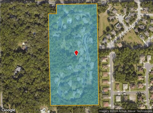  1015 Country Club Park, Deland, FL Parcel Map