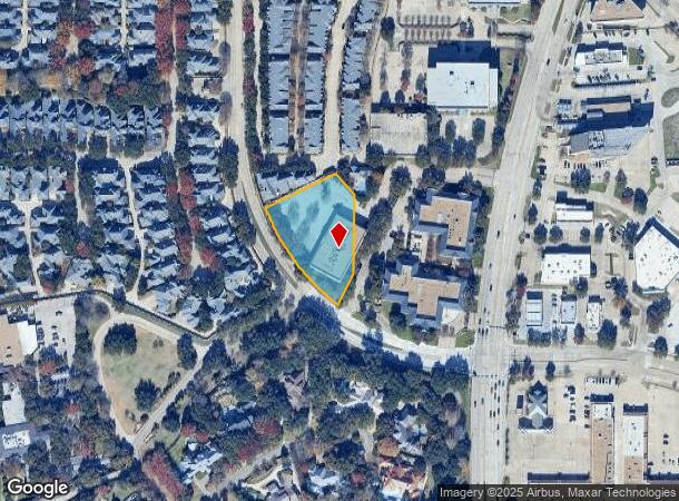  17210 Campbell Rd, Dallas, TX Parcel Map