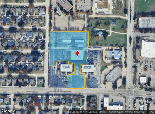 1255 W 15Th St, Plano, TX Parcel Map