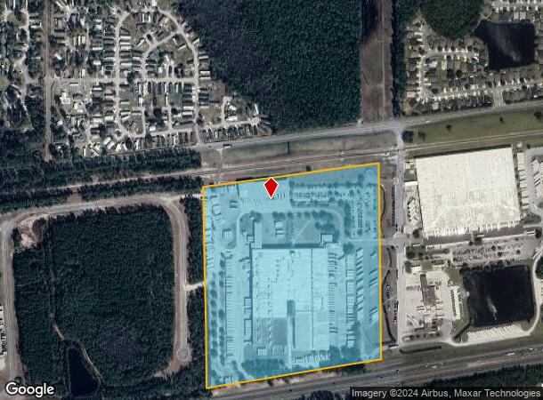  9800 W Beaver St, Jacksonville, FL Parcel Map