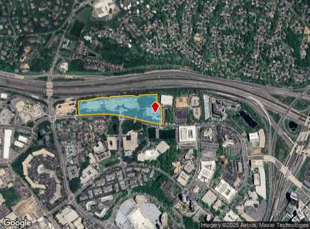 8100 Jones Branch Dr, Mc Lean, VA Parcel Map