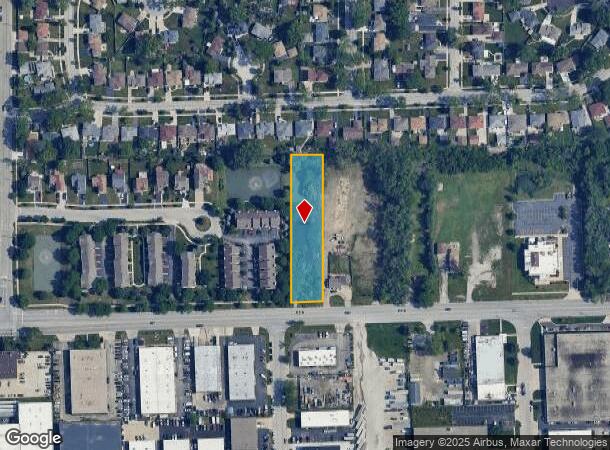  596 W Fullerton Ave, Addison, IL Parcel Map