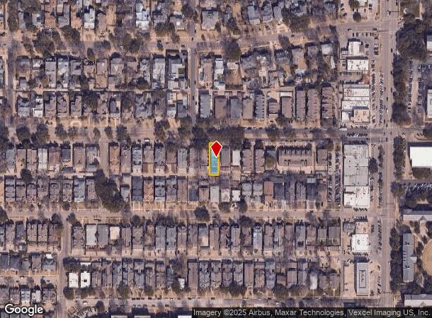  3451 Mcfarlin Blvd, Dallas, TX Parcel Map