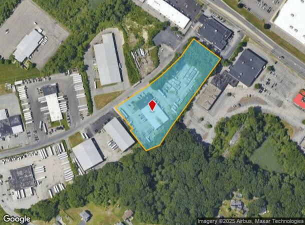  21 Mead St, Seekonk, MA Parcel Map