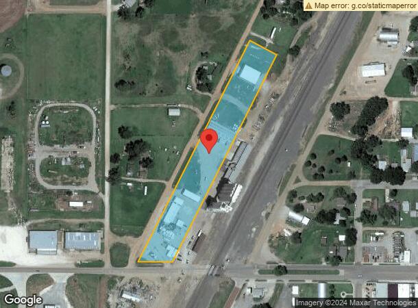  128 Main St, Kiowa, KS Parcel Map