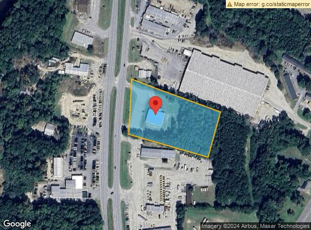  1309 S Wesleyan Blvd, Rocky Mount, NC Parcel Map