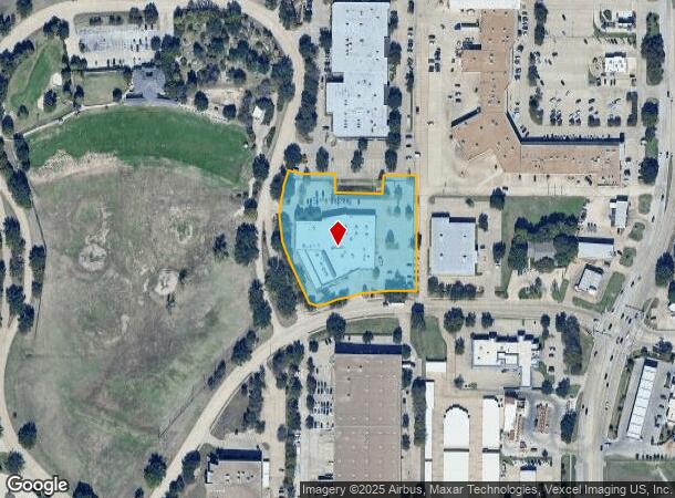 2508 Highlander Way, Carrollton, TX Parcel Map