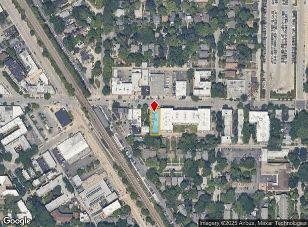  1726 Central St, Evanston, IL Parcel Map