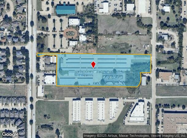  2422 Marsh Ln, Carrollton, TX Parcel Map