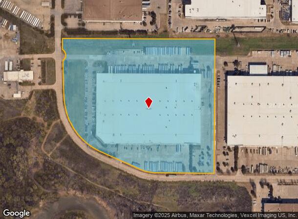  3400 High River Rd, Fort Worth, TX Parcel Map