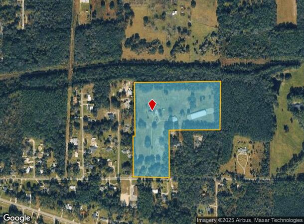  1309 Bessent Rd, Starke, FL Parcel Map