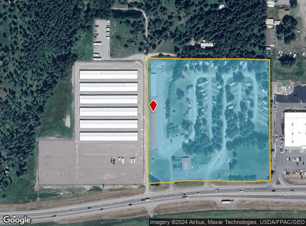  3185 Mt Highway 40 W, Columbia Falls, MT Parcel Map