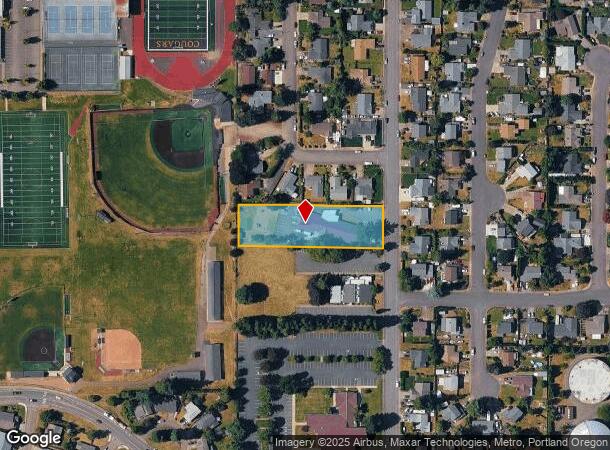  1105 S Elm St, Canby, OR Parcel Map