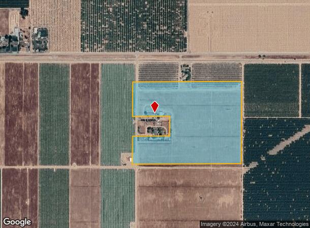  1136 S Del Rey Ave, Sanger, CA Parcel Map