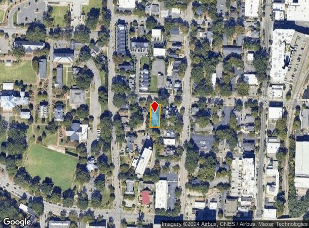  707 W Jones St, Raleigh, NC Parcel Map