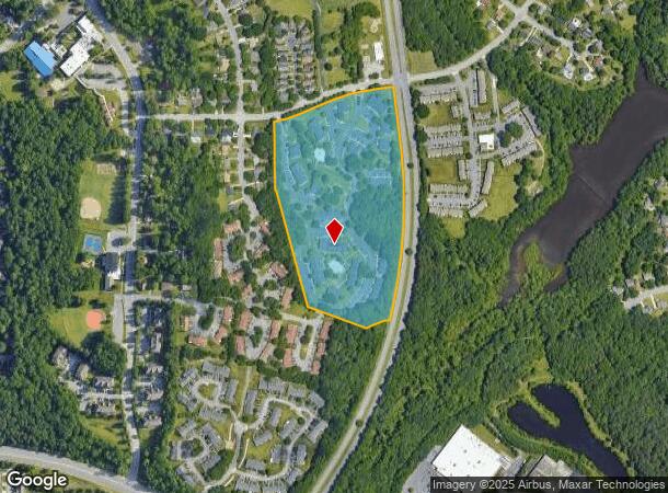  808 Lakecrest Ave, High Point, NC Parcel Map