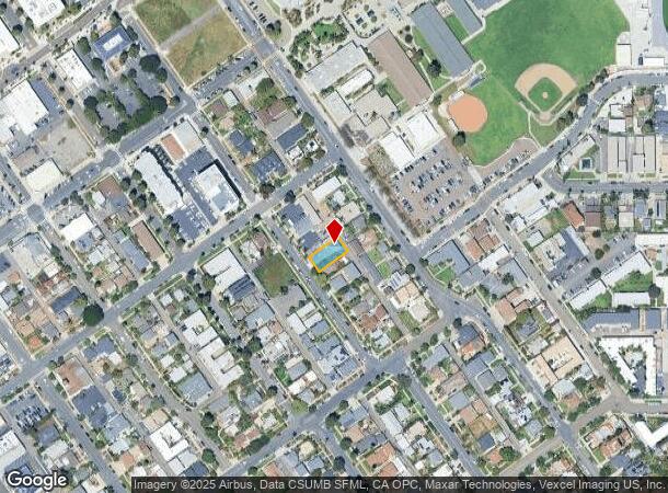 216 S Clementine St, Oceanside, CA Parcel Map