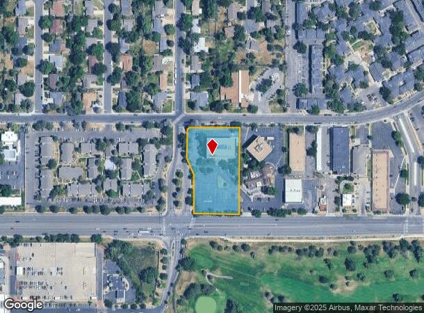  9725 E Hampden Ave, Denver, CO Parcel Map