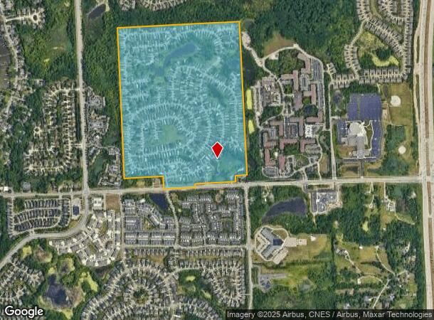42000 Carousel St, Novi, MI Parcel Map
