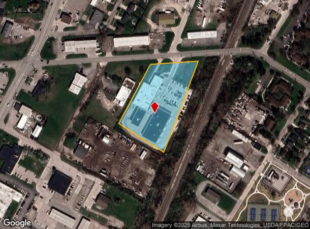 1105 W 7Th St, Monroe, MI Parcel Map