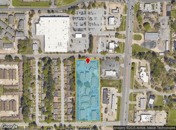 202 Thigpen Dr, Tyler, TX Parcel Map