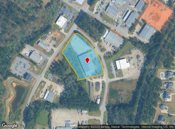 692 Commerce Ct, Evans, GA Parcel Map