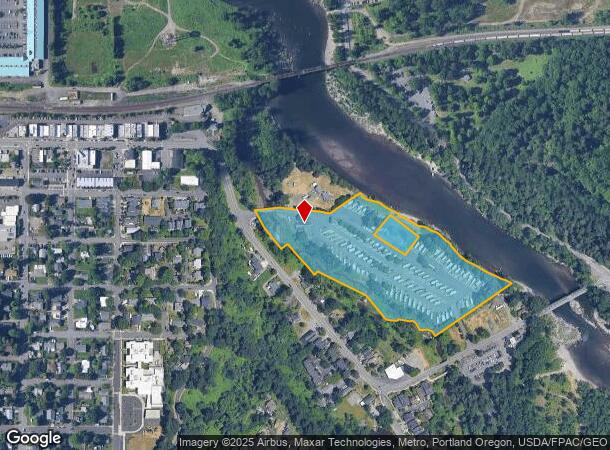 633 E Hist Columbia River Hwy, Troutdale, OR Parcel Map