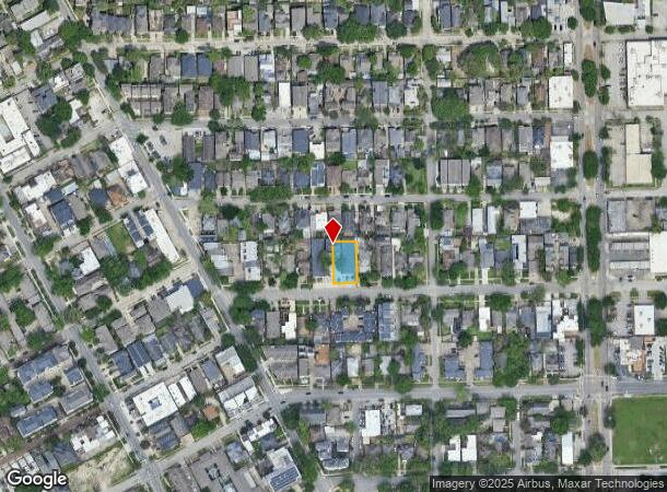 1218 Jackson Blvd, Houston, TX Parcel Map