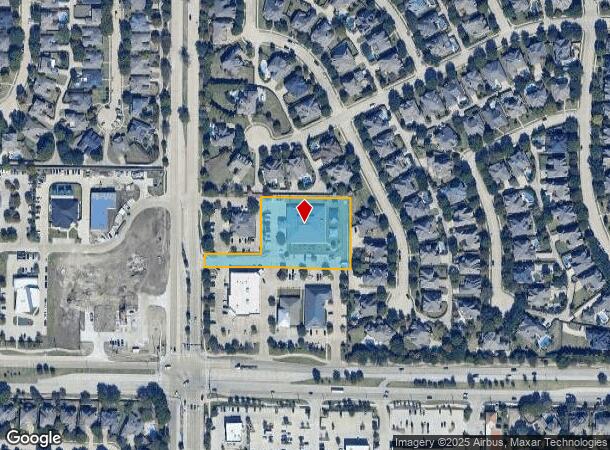  1222 N Alma Dr, Allen, TX Parcel Map