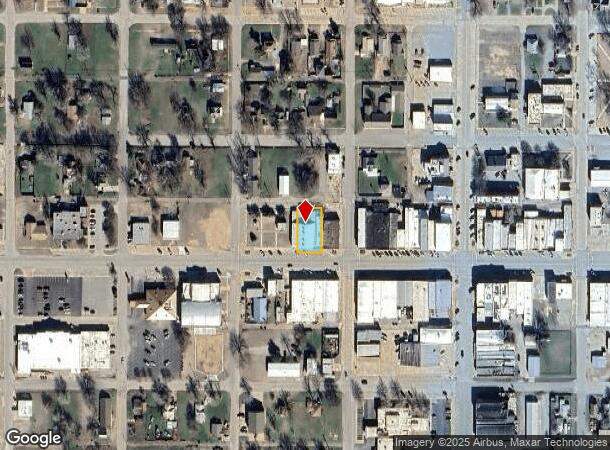  206 W Main St, Watonga, OK Parcel Map