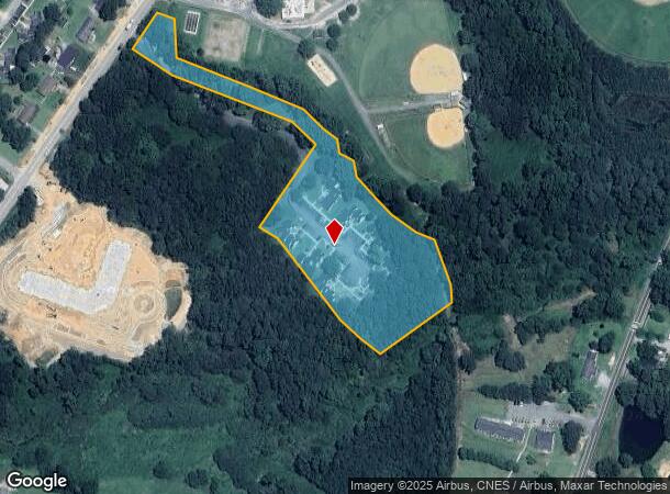  209 Adams Dr, Benson, NC Parcel Map