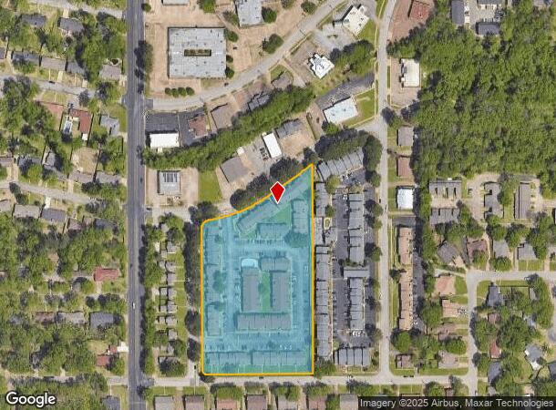 1909 Sybil Ln, Tyler, TX Parcel Map