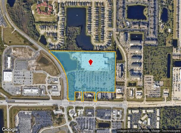 845 Palm Bay Rd Ne, Melbourne, FL Parcel Map