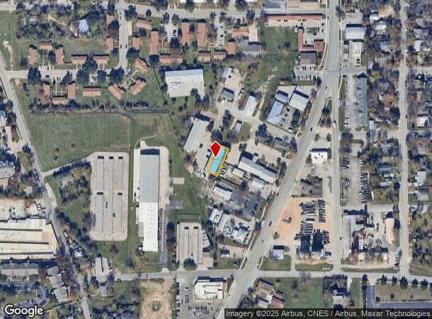 1968 S Austin Ave, Georgetown, TX Parcel Map