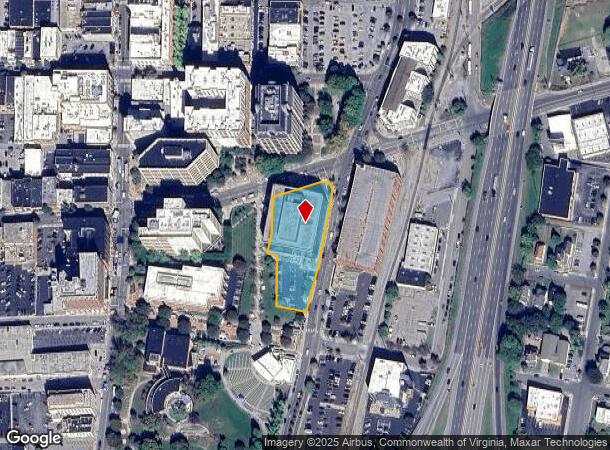 111 Franklin Rd Se, Roanoke, VA Parcel Map