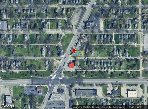  1402 N Detroit Ave, Toledo, OH Parcel Map