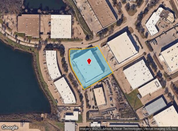 1550 Capital Dr, Carrollton, TX Parcel Map