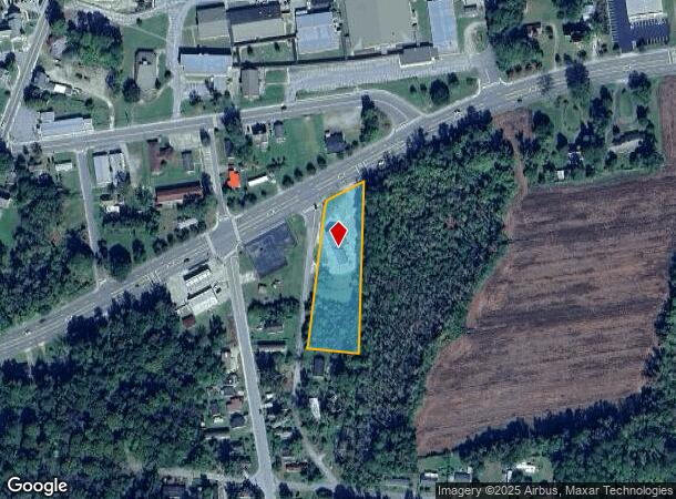 911 Scuppernong Dr, Columbia, NC Parcel Map