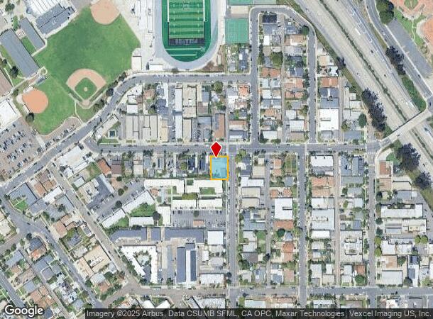 1249 Division St, Oceanside, CA Parcel Map