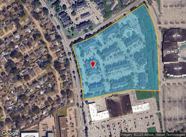  11666 Gulf Pointe Dr, Houston, TX Parcel Map