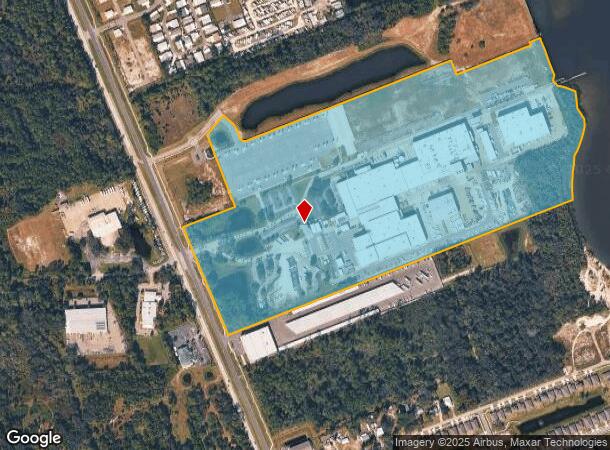  100 Whaler Way, Edgewater, FL Parcel Map