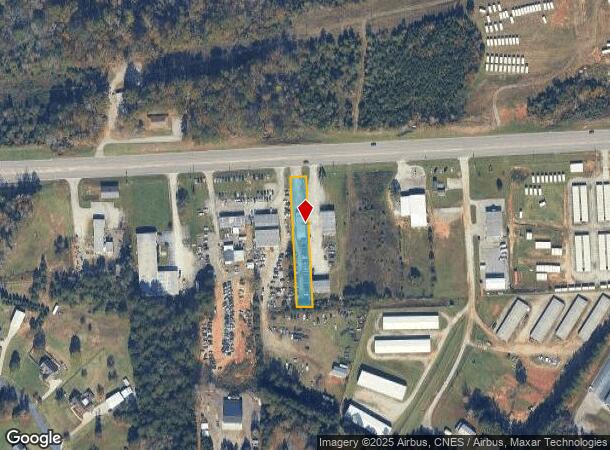 2782 Highway 72 E, Abbeville, SC Parcel Map