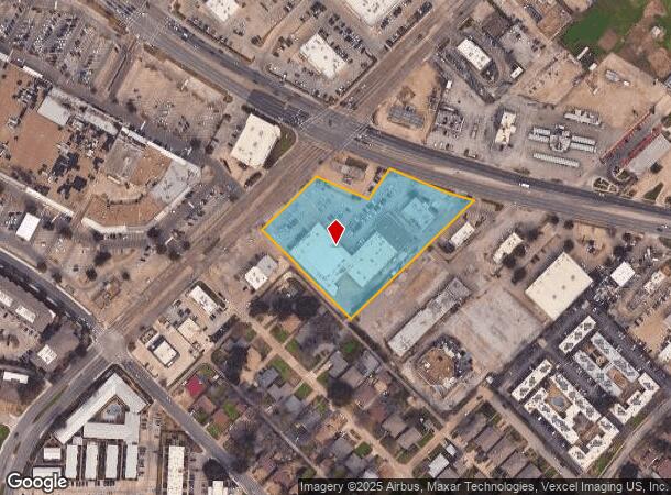  5828 Abrams Rd, Dallas, TX Parcel Map