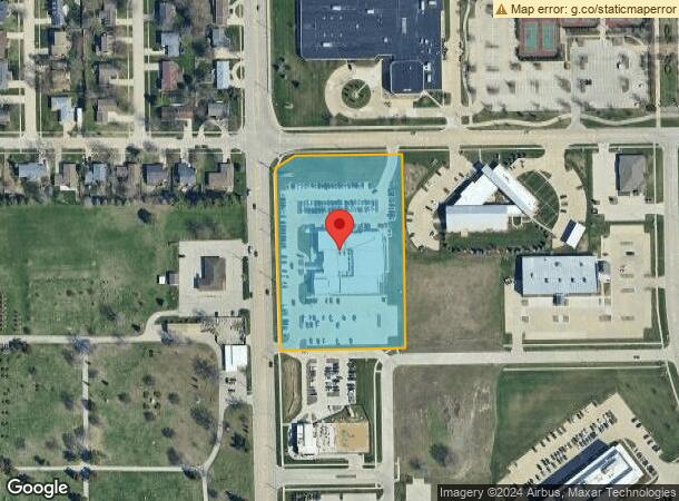  1107 Airport Rd, Bloomington, IL Parcel Map