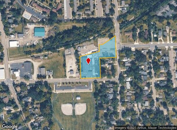 135 E Bennett St, Saline, MI Parcel Map