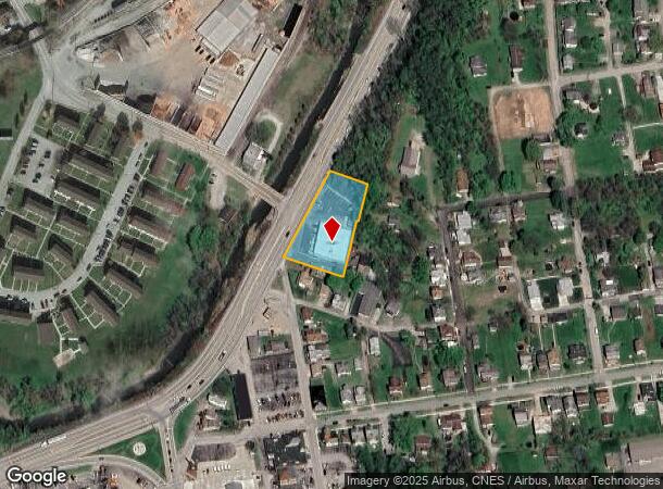  901 S Pittsburgh St, Connellsville, PA Parcel Map