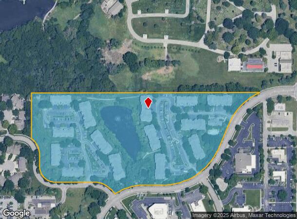 8514 Monrovia St, Lenexa, KS Parcel Map